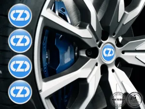 OZ Gewölbtes Emblem Logo Perfekter Radaufkleber
